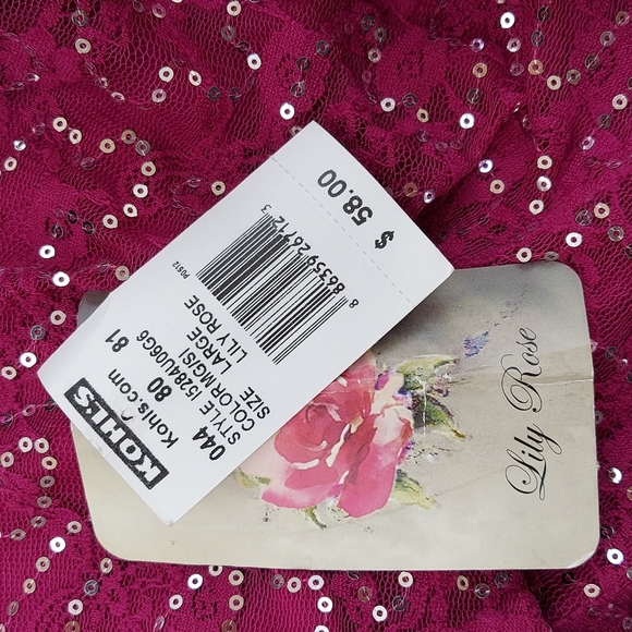 Lily Rose sleeveless dress size large - Picture 6 of 6